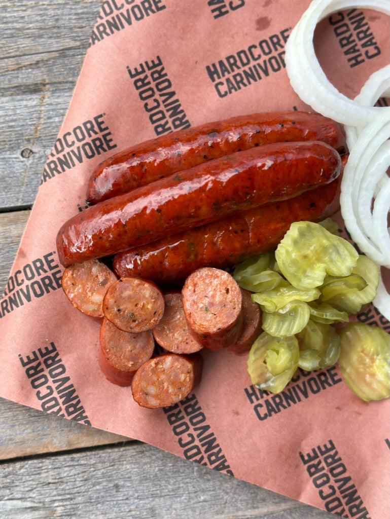 Hardcore Carnivore Hardwood Smoked Sausages