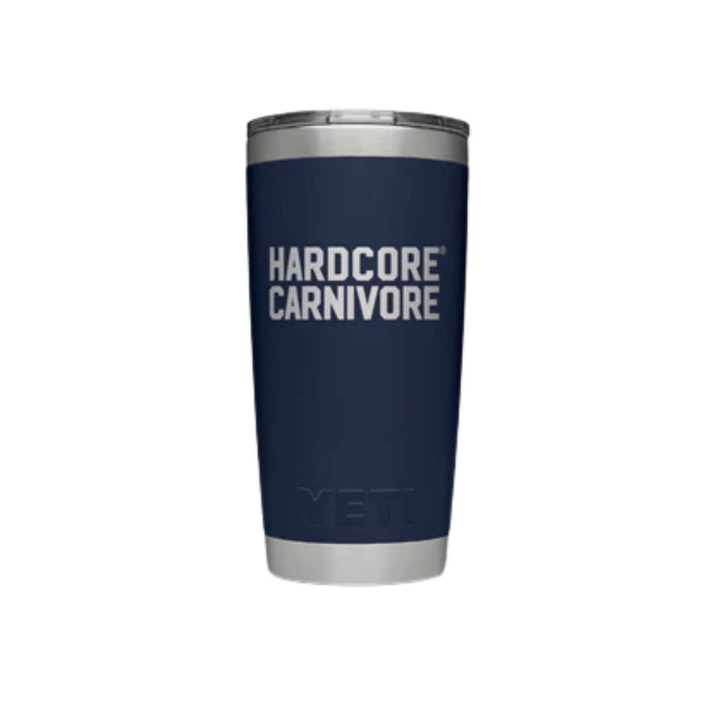 YETI x Hardcore Carnivore Navy Blue Rambler 20oz Tumbler
