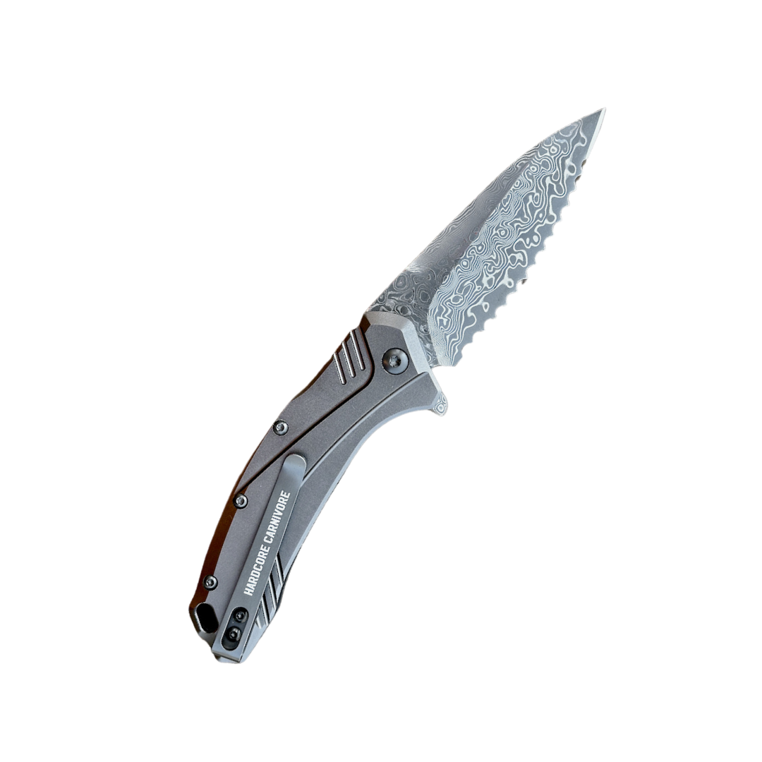 Folding Steak Pocket Knife – Hardcore Carnivore Folding Steak Pocket Knife – Hardcore Carnivore
