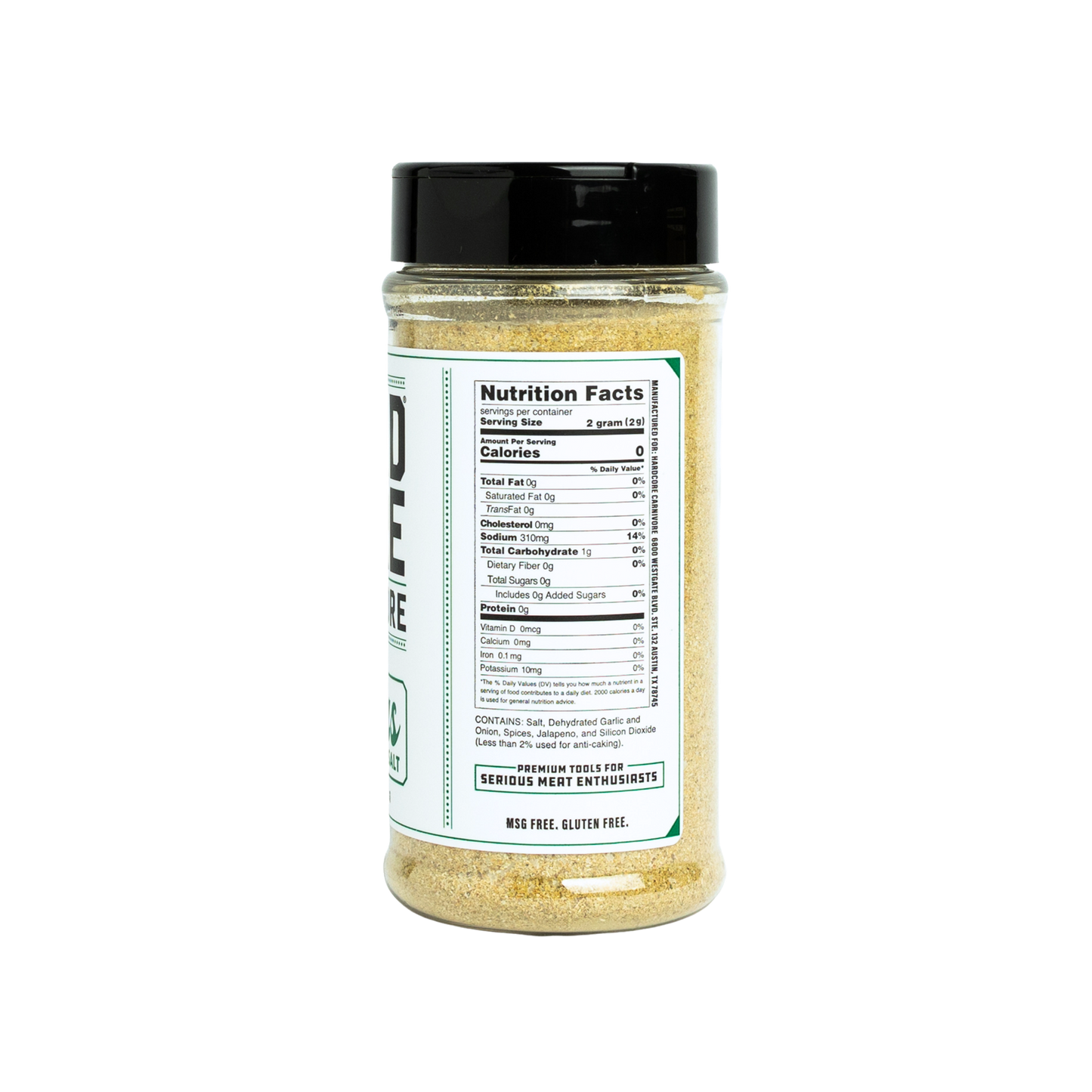 Hardcore Carnivore: Texas Jalapeño Salt Seasoning