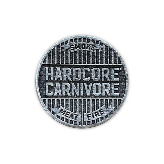 REAL Metal Hardcore Carnivore Circle Sticker Decal