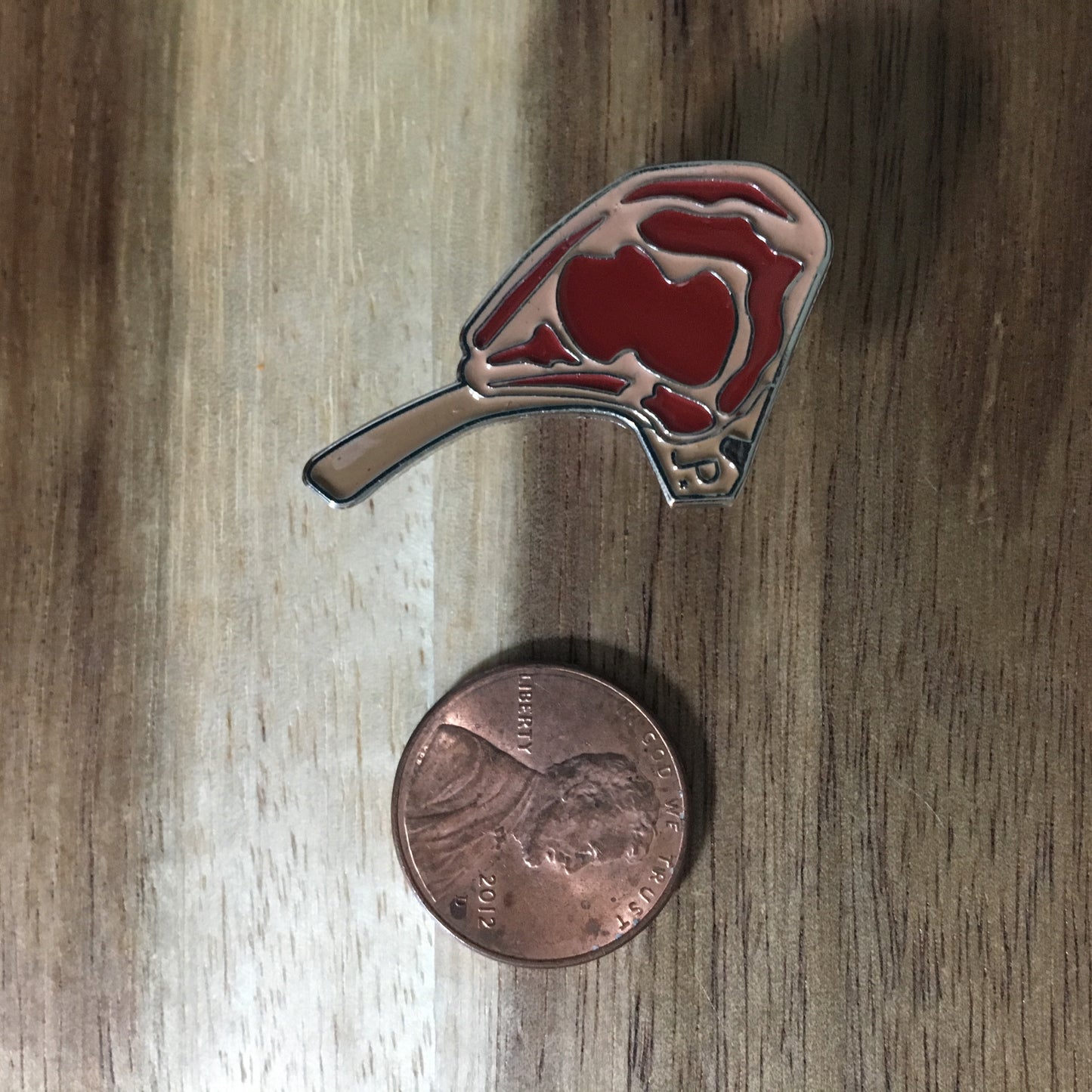 Tomahawk Steak Enamel Pin