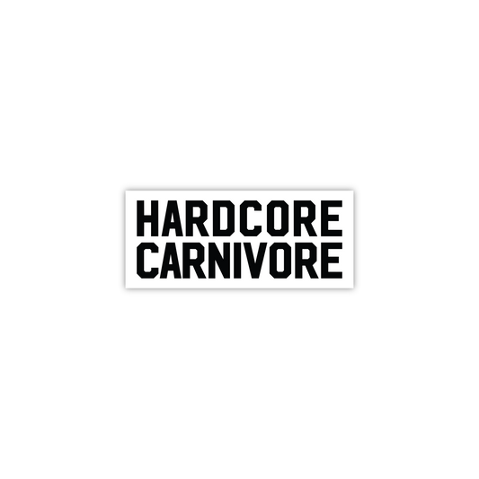 Hardcore Carnivore Block Logo Vinyl Transfer Sticker