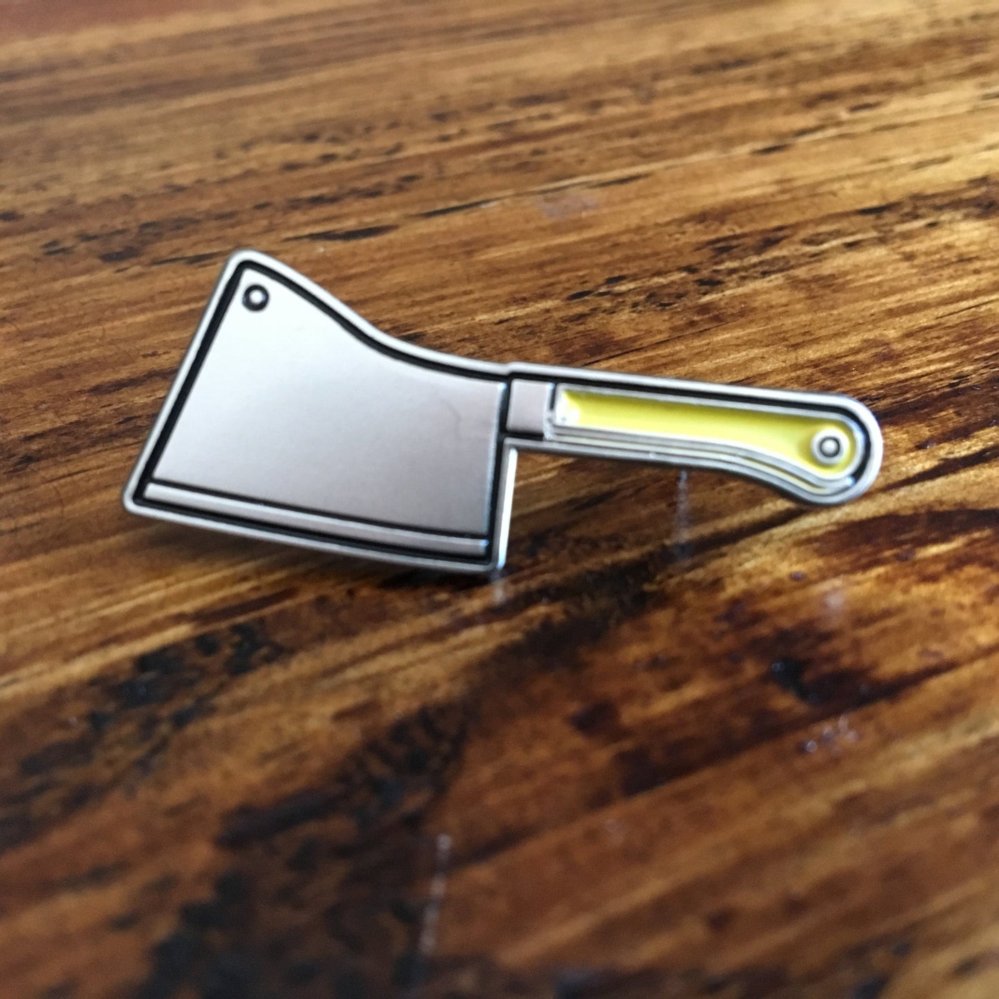 Butchers Cleaver Enamel Pin