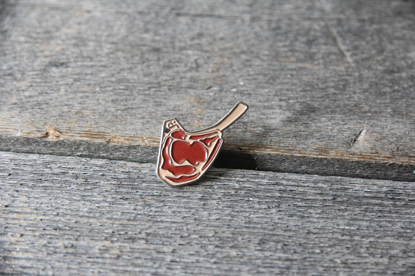 Tomahawk Steak Enamel Pin