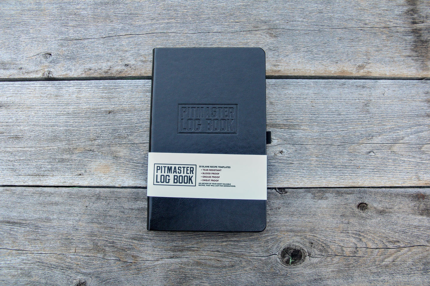 Pitmaster Log Book with blank recipe templates