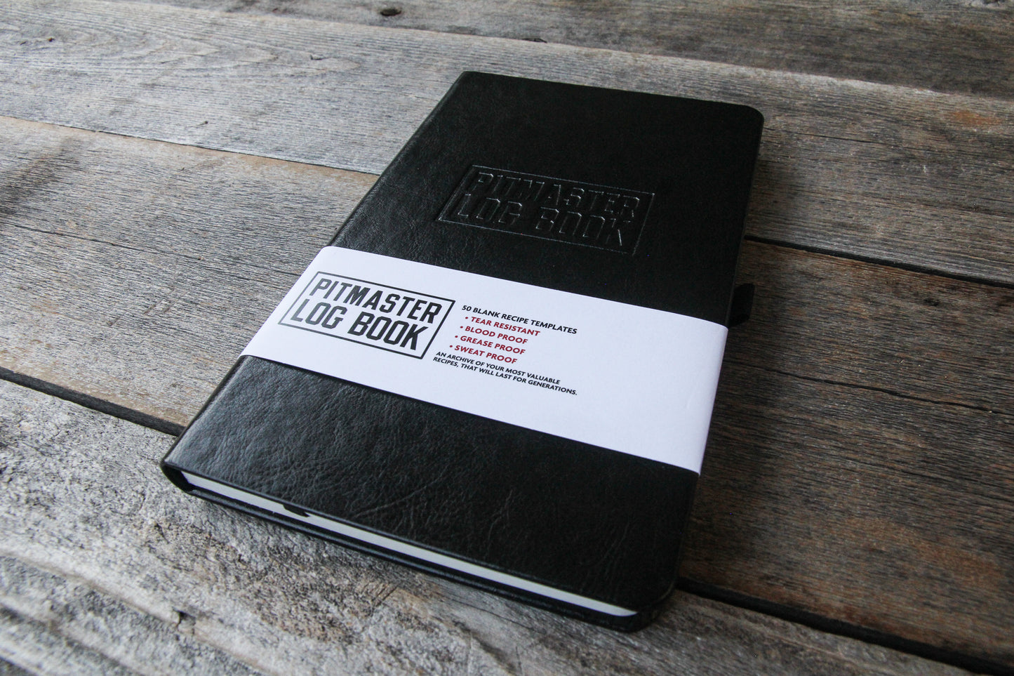 Pitmaster Log Book with blank recipe templates