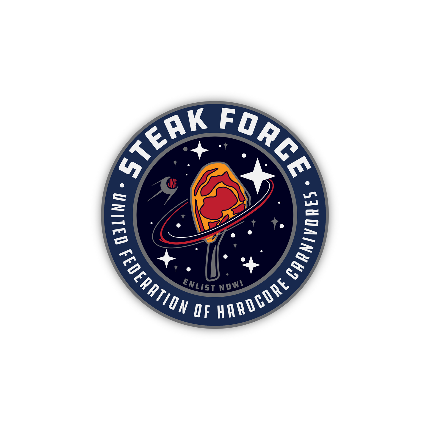 STEAK FORCE 4" Decal Sticker