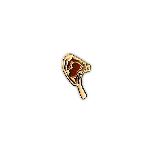 Tomahawk Steak Enamel Pin