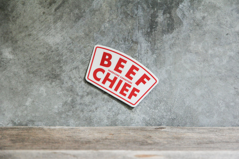 Beef chief decal sticker
