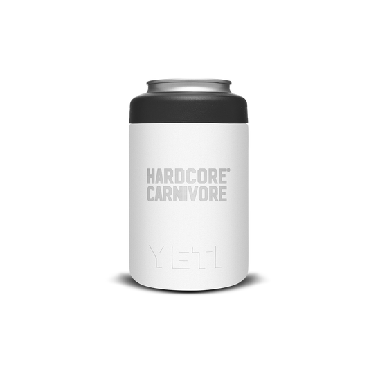 YETI x Hardcore Carnivore Rambler 12oz Tumbler Colster® - White