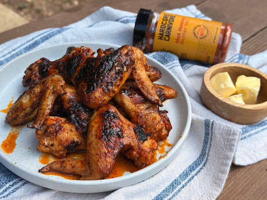 Grilled Hot Honey Butter Wings