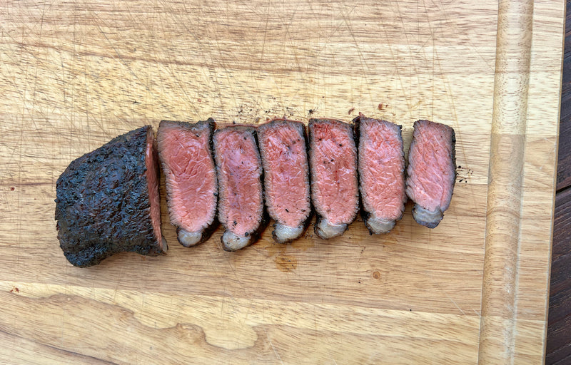 FAST grilled steak with Black seasoning