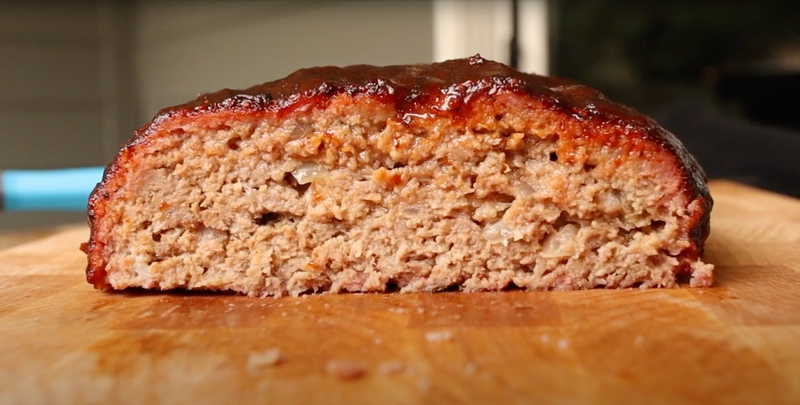 Smoked Glazed Meatloaf