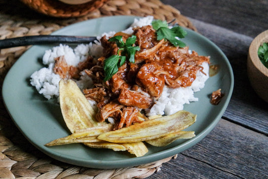 Mango Pork with Hardcore Red & Coconut Rice