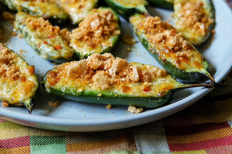Pimento Stuffed Grilled Jalapeños with Amplify
