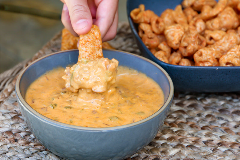 Fully loaded smoked queso
