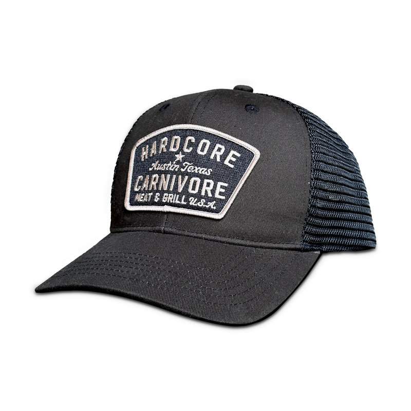 Hardcore Carnivore Patriot navy patch logo cap