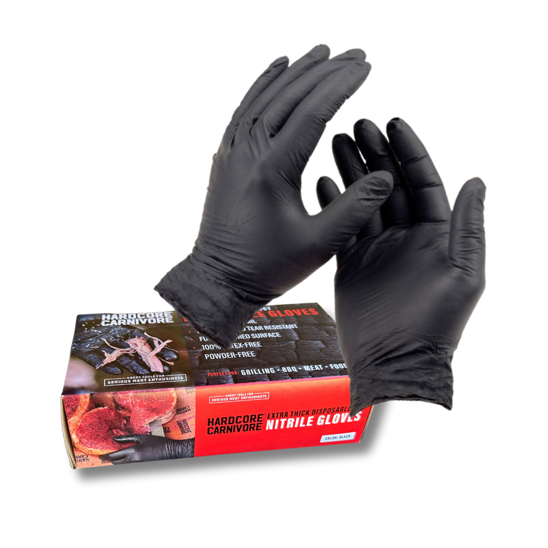 Hardcore Carnivore Disposable Nitrile Gloves