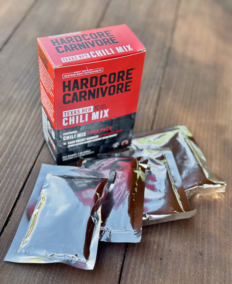 Hardcore Carnivore Chili Mix - 4 pack box