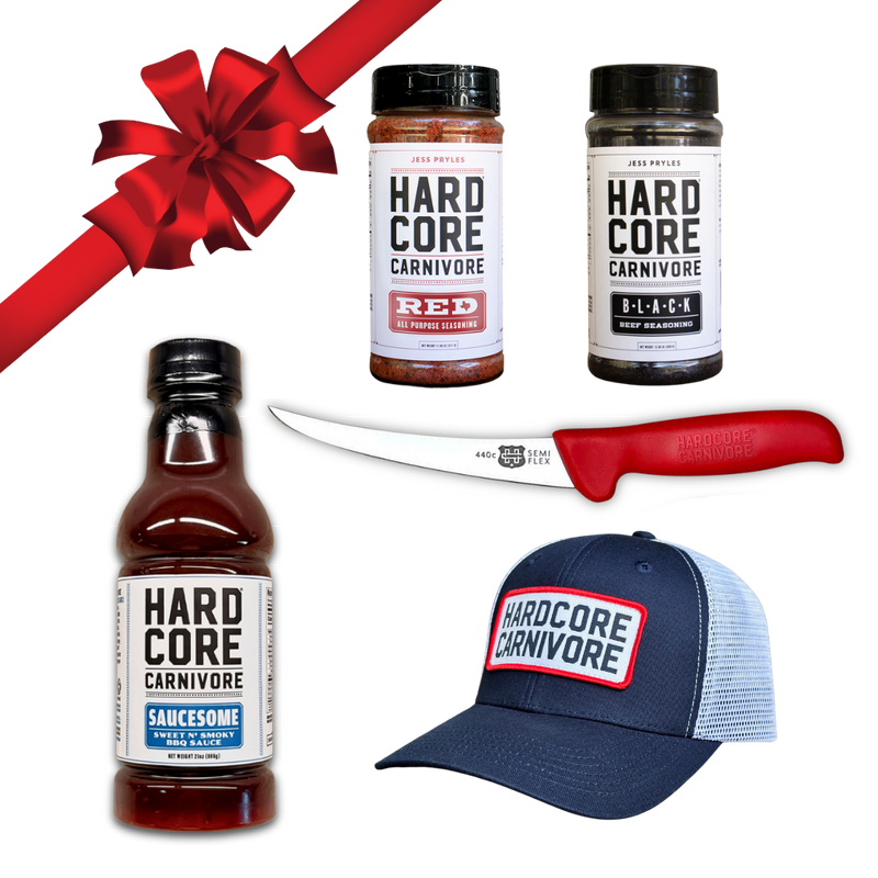 Hardcore Carnivore: Red shaker jar