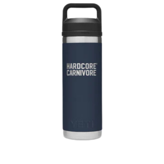 YETI x Hardcore Carnivore custom Rambler 18oz bottle - Navy