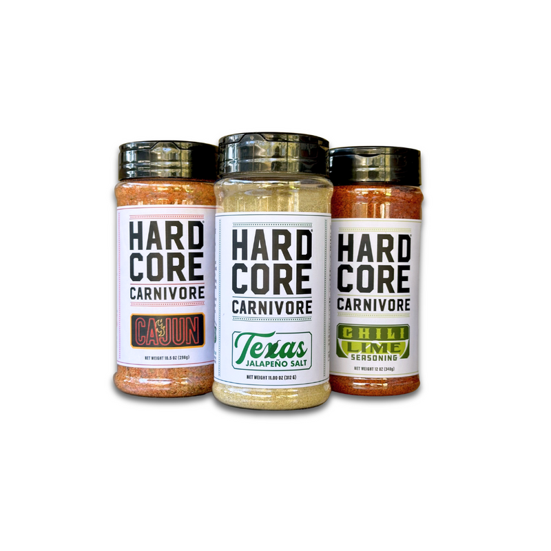 MAX PACK: Hardcore Carnivore Rub Shaker Multi Pack