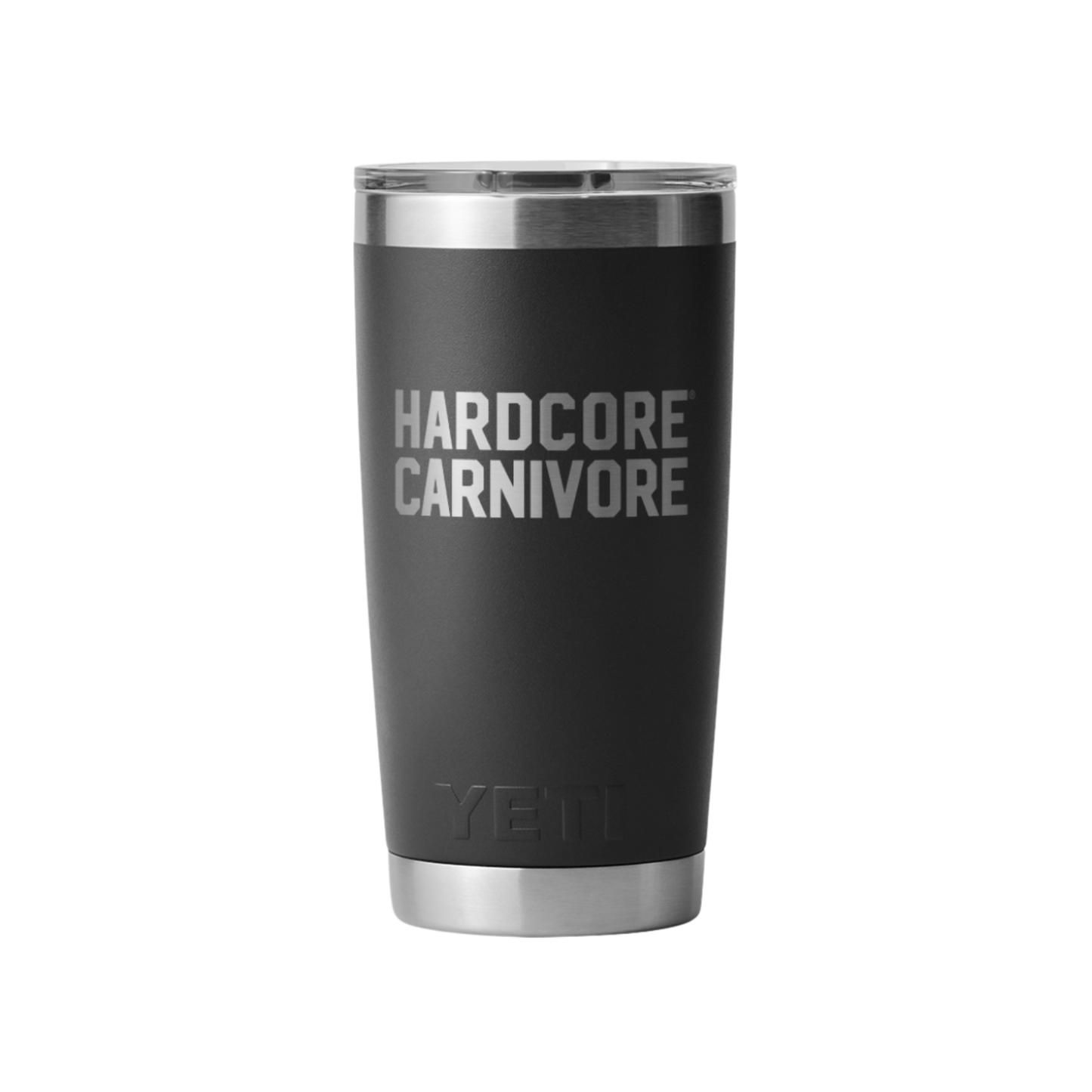 YETI x Hardcore Carnivore Black Rambler 20oz Tumbler