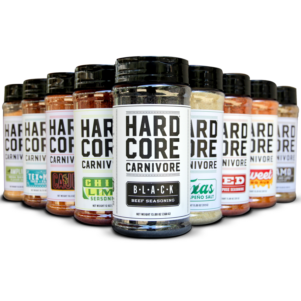 MAX PACK: Hardcore Carnivore Rub Shaker Multi Pack