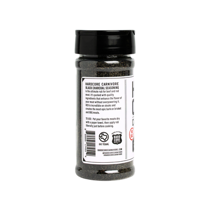 Hardcore Carnivore: Black NO SALT sodium-free shaker jar