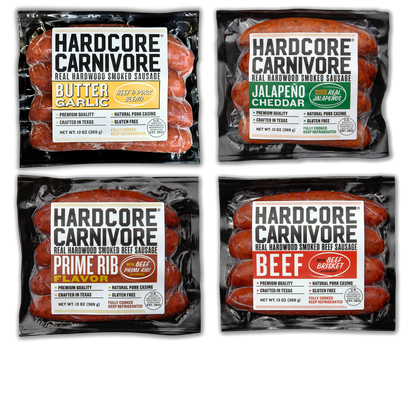 Hardcore Carnivore Hardwood Smoked Sausages