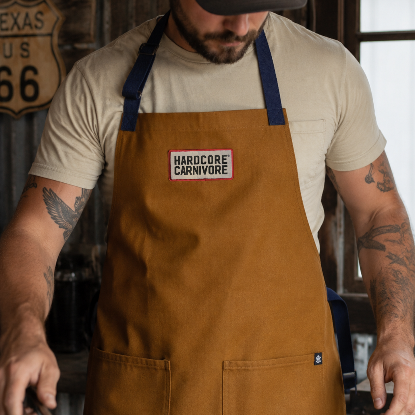 HC Tan Canvas Apron