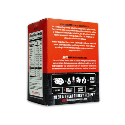 LIMITED EDITION Hardcore Carnivore: Fried Turkey Kit - Seasoning+Brine