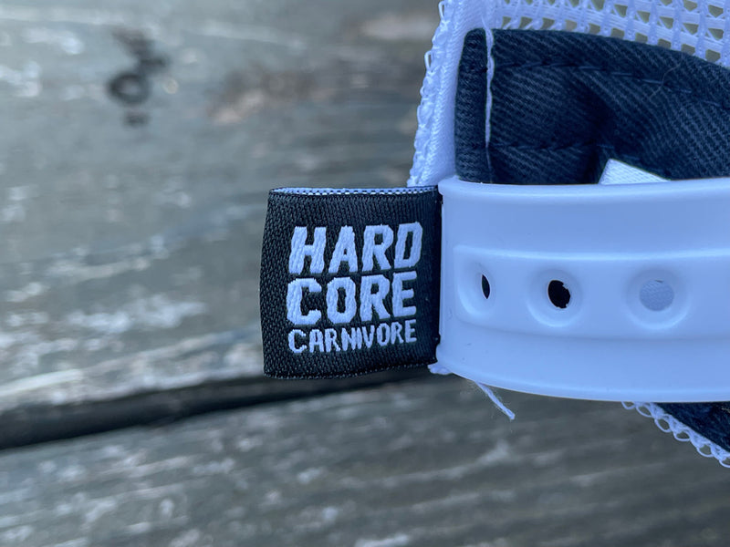 Hardcore Carnivore Patriot navy patch logo cap