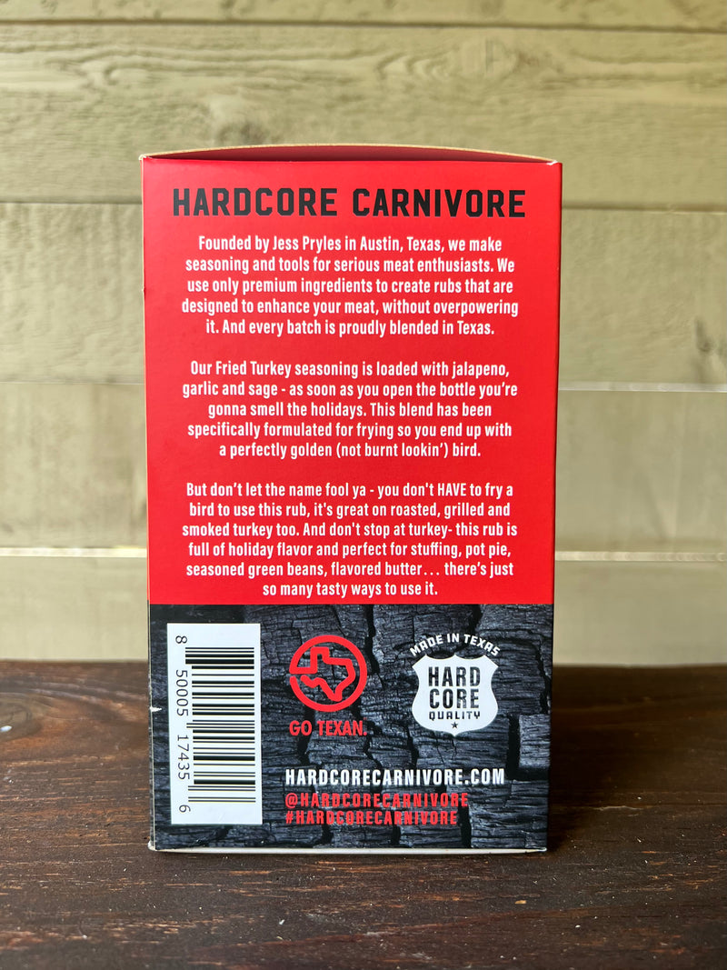 LIMITED EDITION Hardcore Carnivore: Fried Turkey Kit - Seasoning+Brine