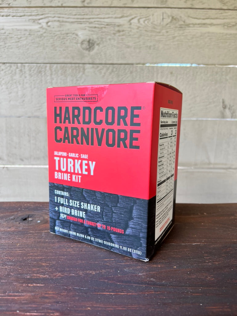 LIMITED EDITION Hardcore Carnivore: Fried Turkey Kit - Seasoning+Brine