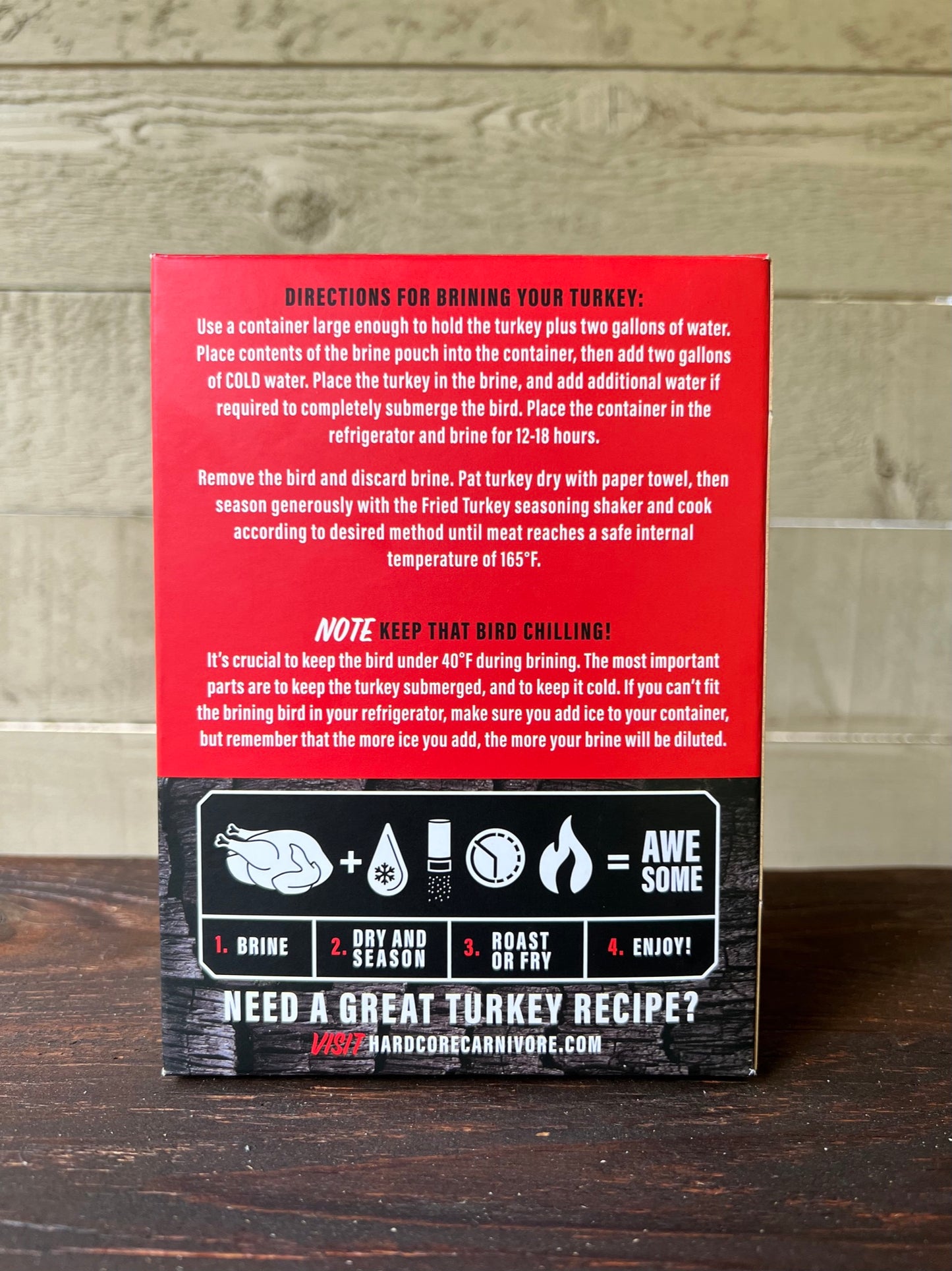 LIMITED EDITION Hardcore Carnivore: Fried Turkey Kit - Seasoning+Brine