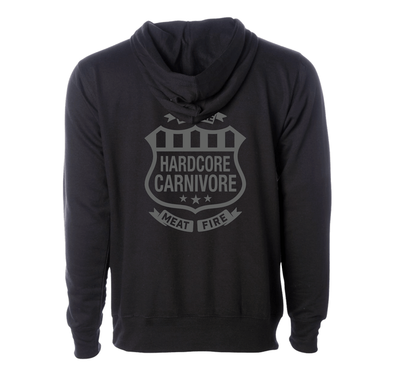 Hardcore Carnivore SMOKE MEAT FIRE Hoodie - LIMITED!