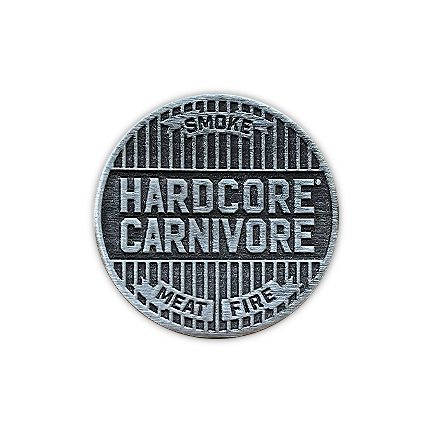 REAL Metal Hardcore Carnivore Circle Sticker Decal