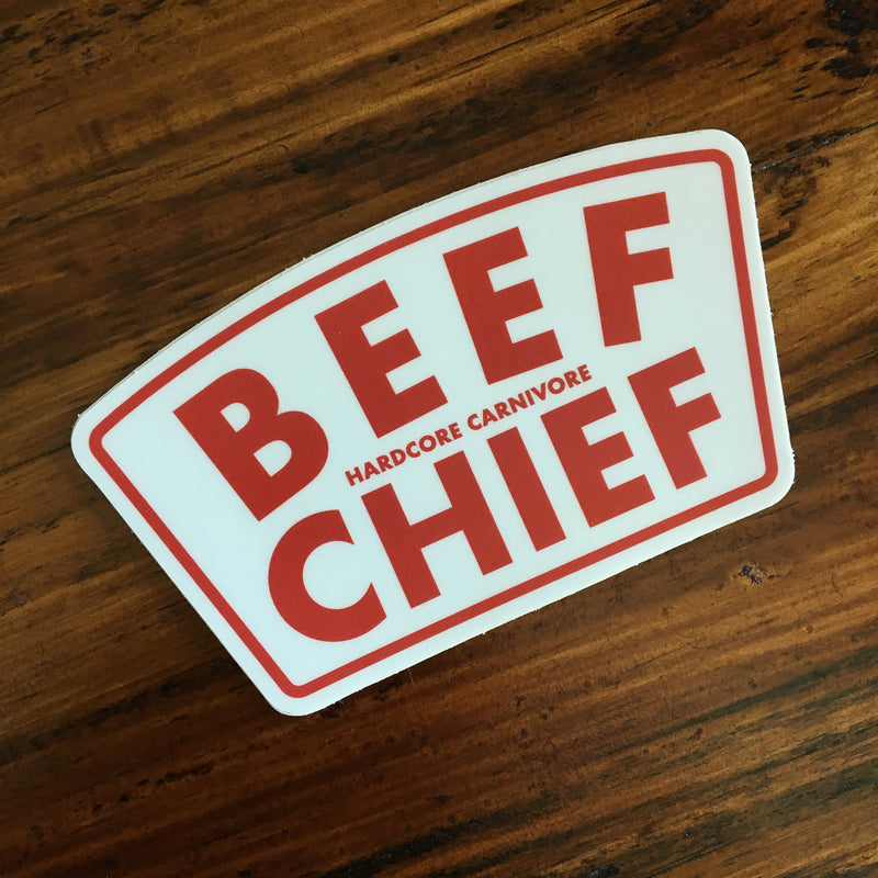 Beef chief sticker decal