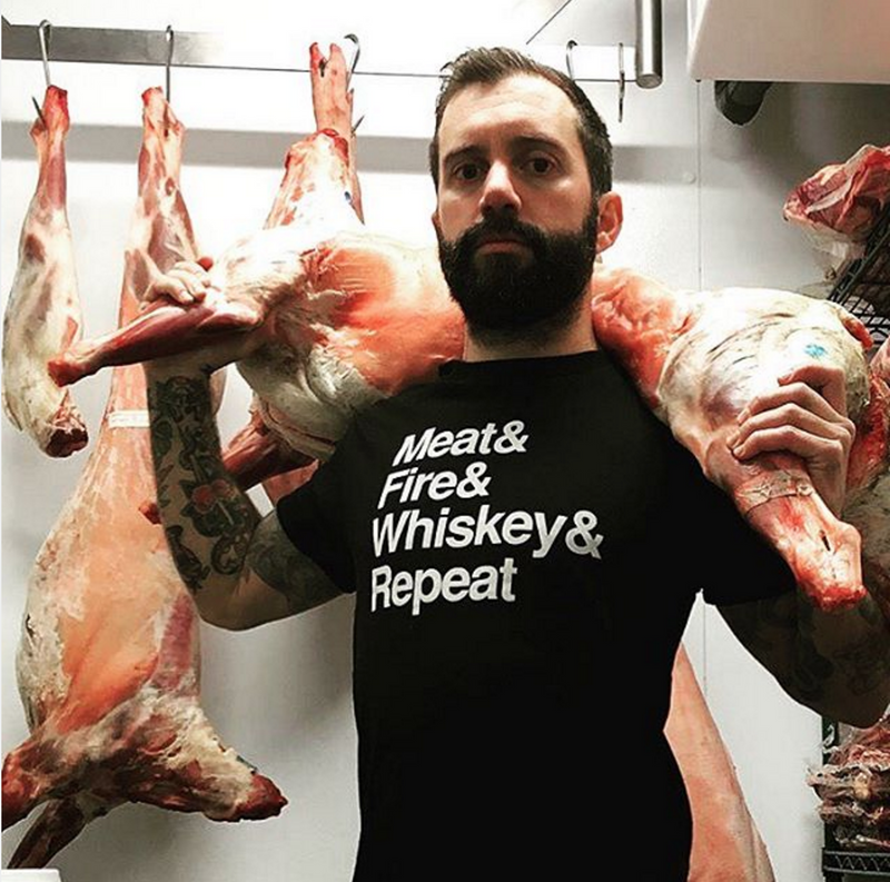 Meat & Fire & Whiskey & Repeat shirt