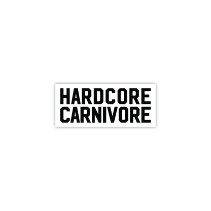 Hardcore Carnivore Block Logo Vinyl Transfer Sticker