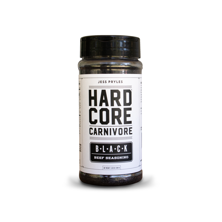 Hardcore Carnivore Black beef seasoning shaker 13 oz Hardcore