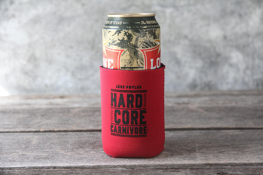 Medium Rare beer can cooler – Hardcore Carnivore