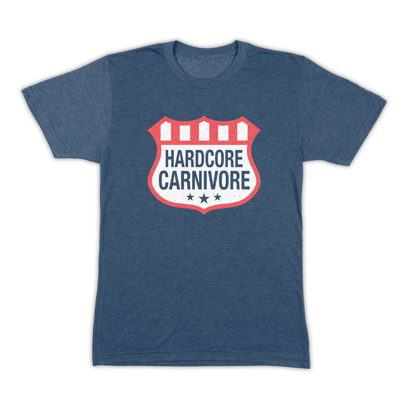 Hardcore Carnivore shield t shirt