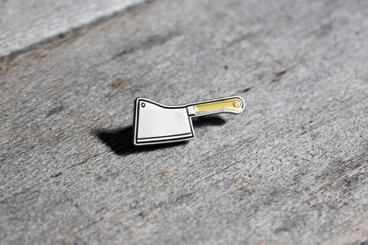 Butchers Cleaver Enamel Pin