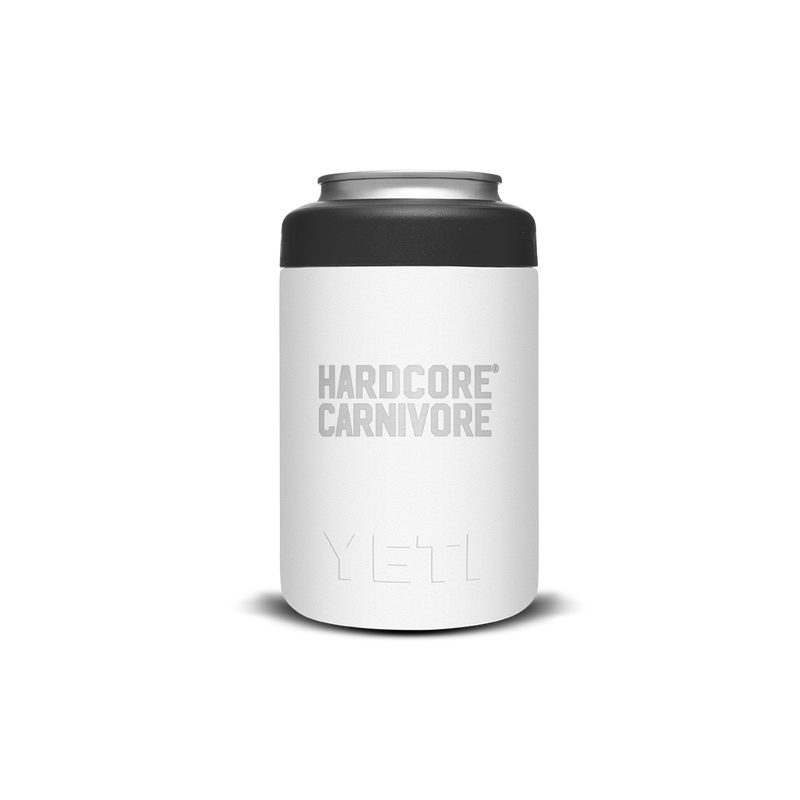 YETI x Hardcore Carnivore Rambler 12oz Tumbler Colster® - White