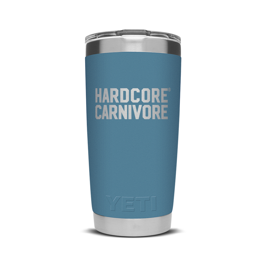 YETI x Hardcore Carnivore Nordic Blue Rambler 20oz Tumbler